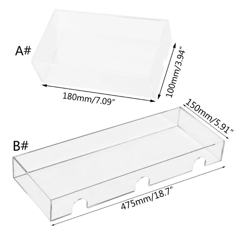 Juste protection transparente en acrylique pour clavier, étui anti-chat pour ordinateur bureau, ordinateur portable, support jeu, 1PC