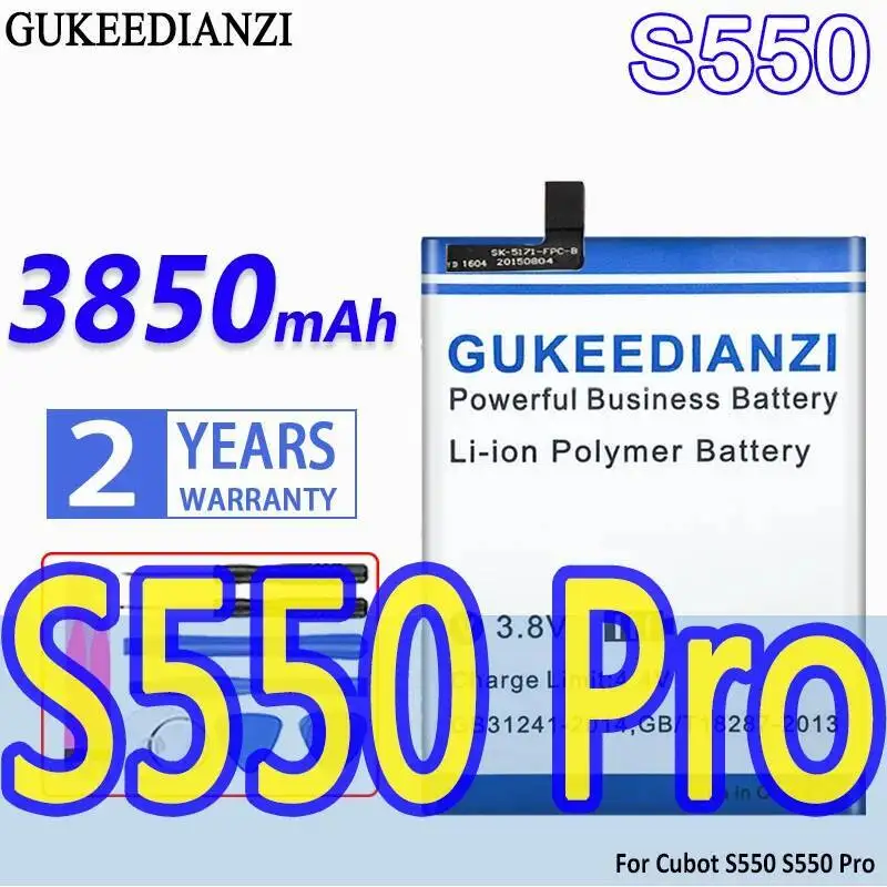 

Для Cubot S550 Pro аккумулятор мобильного телефона высокой емкости 3850 мАч надежное питание