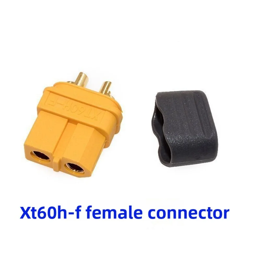 قابس XT60H، ذكر + أنثى + موصل مغلف باللون الأسود، قابس الموز المطلي بالذهب، لوحدة التحكم الإلكترونية في السرعة طراز RC #1