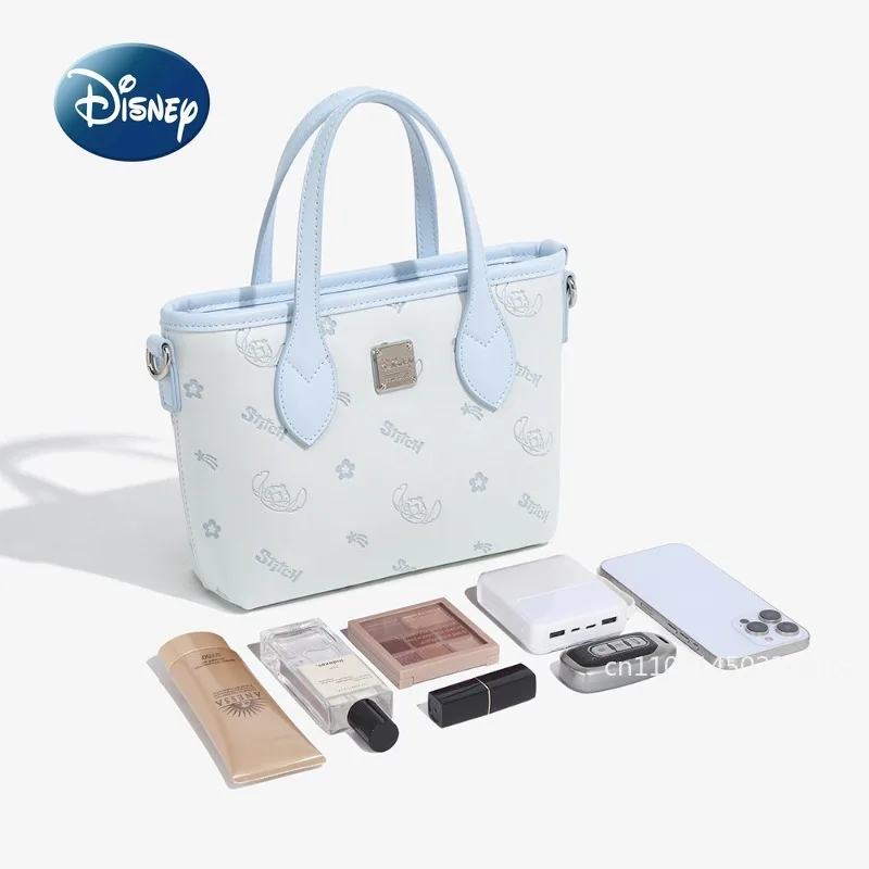 ديزني ستيتش حقيبة يد نسائية صغيرة جديدة ماركة فاخرة أصلية حقيبة كتف نسائية كارتونية لطيفة حقيبة نسائية صغيرة غير رسمية