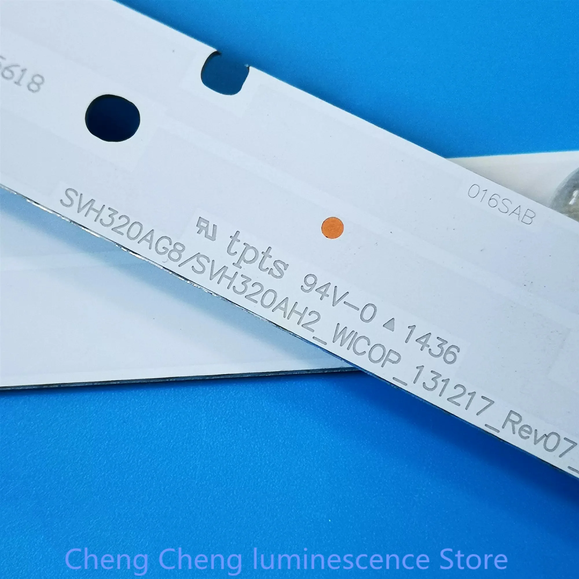 

LED backlight strip for LED32EC260JD LED32K20JD SVH320AG8 SVH320AH2_WICOP_5LED SVH320AL8-5LED-REV01-150227 100%NEW 595mm LED