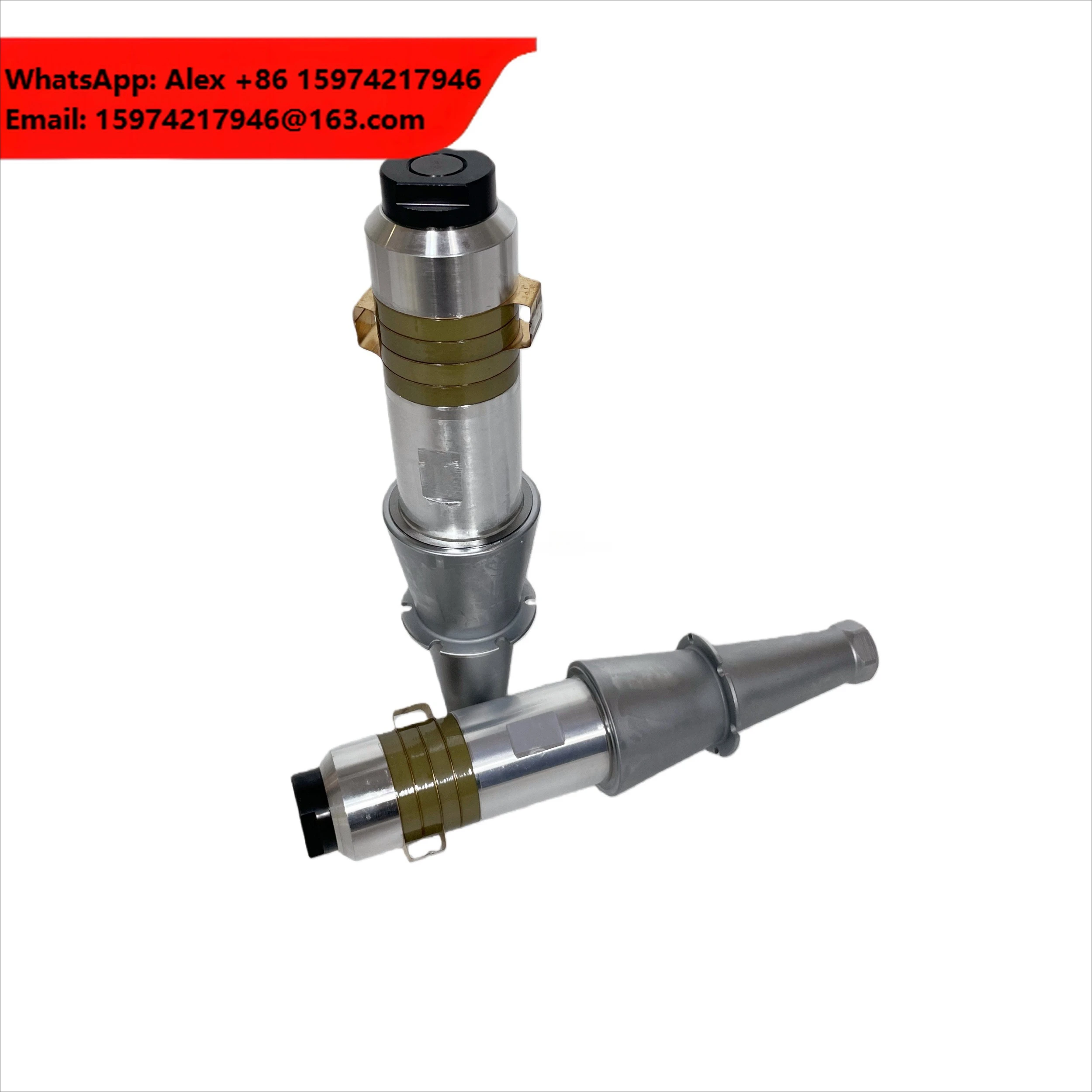2000W 15kHz Ultrasonic Converter Welding Transducer For Liquid Soap And Detergent Bag Sealing