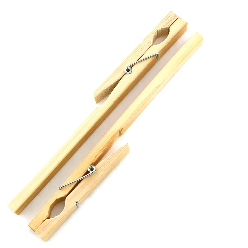 20Pcs 7 Inch Bamboo Test Tube Clips Set Laboratory Biological Chemical Experiment Clamp Tools 2CM