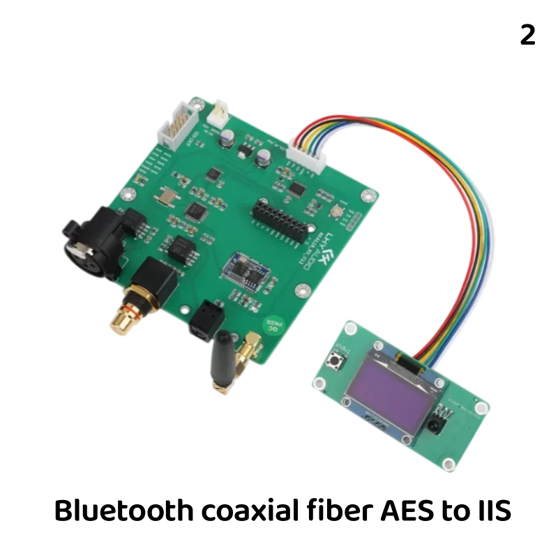 LHY‑Audio AK4118 Digital Receiver Board Optical Coaxial AES Bluetooth to IIS I2S Support XMOS Amanero Module For PCM1794 Hi‑Fi D