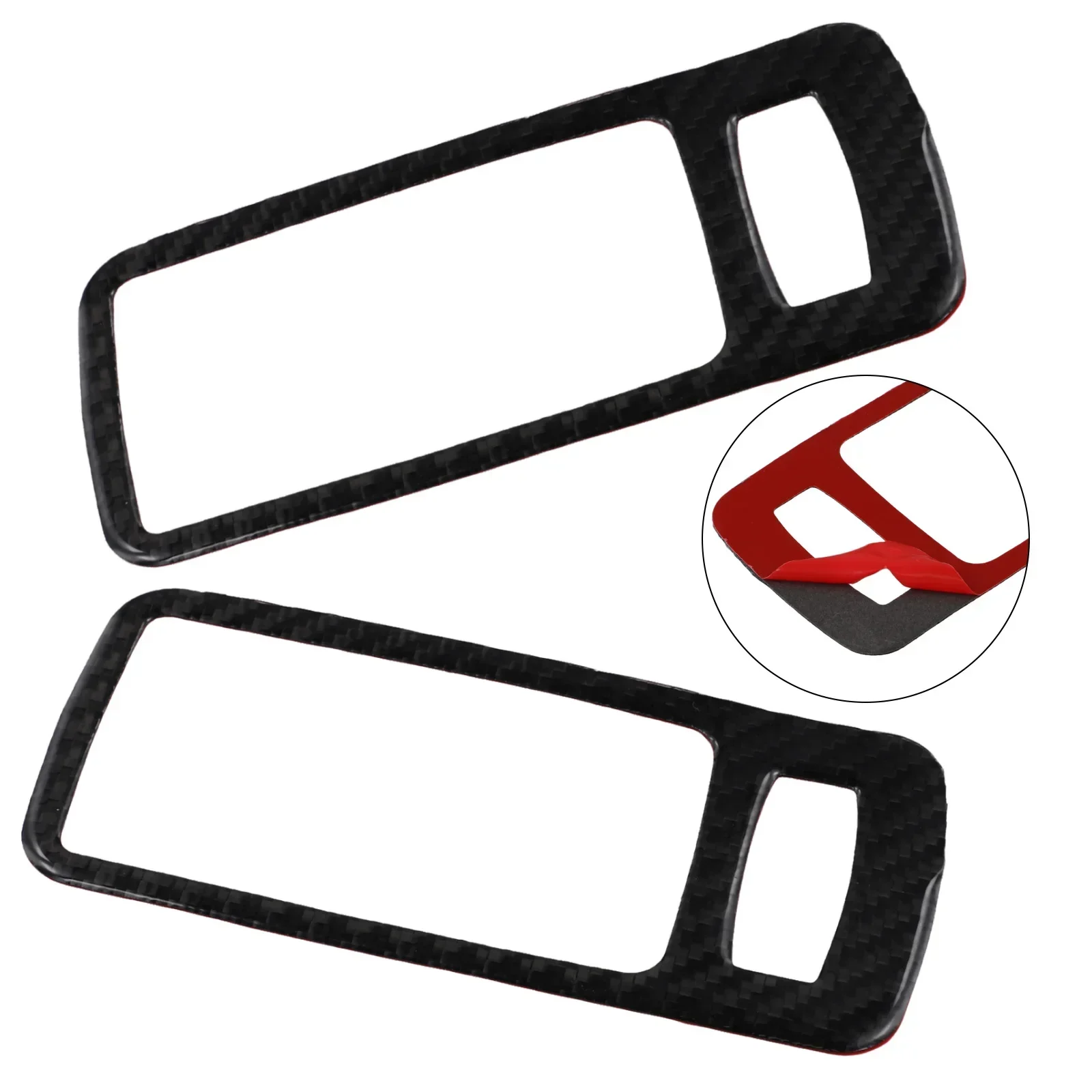 

High Performance Carbon Fiber Car Door Handle Panel Frame Cover Trim For Ford For Mustang 2009 2013 Improved Style