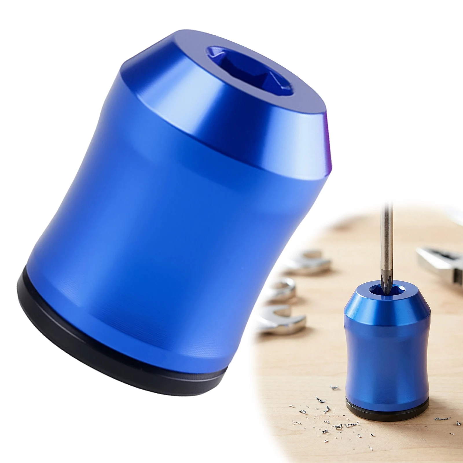 

Removable Magnetic Screwdriver Drill Bit Holder 1/4 In Universal Multipack Magnetic Screw Ring Holder Anti-Slip for Power Tools
