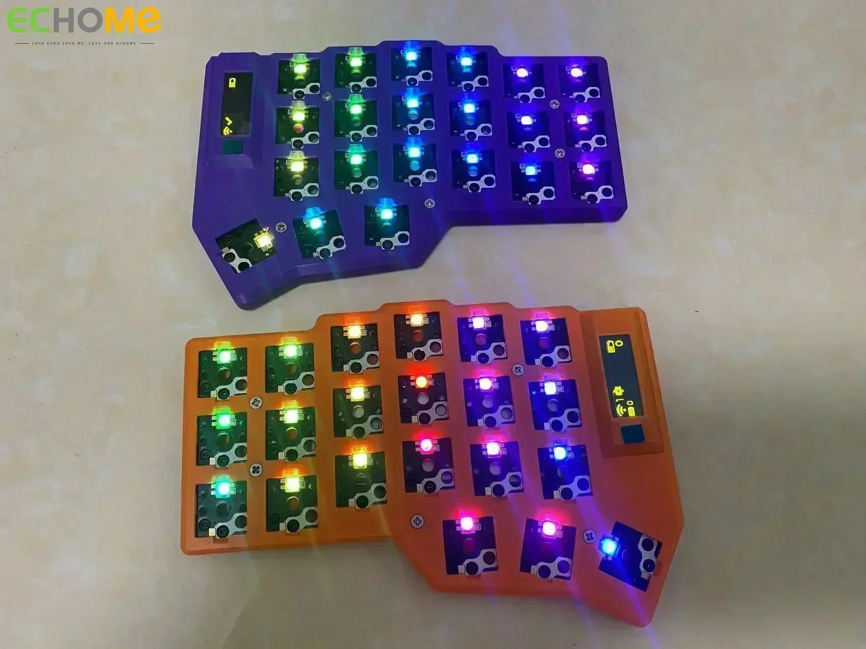 MiFuny Corne Split Keyboard Kit Niestandardowy niskoprofilowy zestaw klawiatury Kailh Choc Wireless BLE Hot Swap RGB do oryginalnego zestawu klawiatury DIY Design