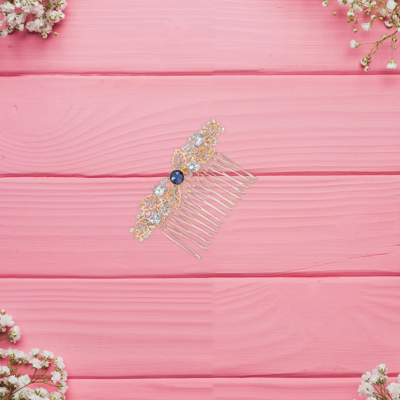 

3 шт., расчески для волос из сплава со стразами и цветами, боковые декоративные свадебные аксессуары, расчески для волос для подружек невесты, свадебный гребень