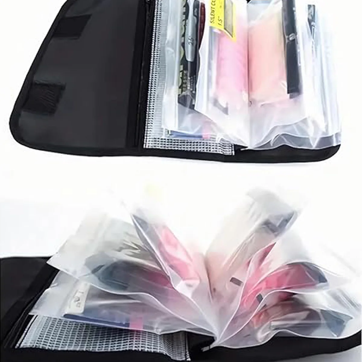 Angelzubehör-Organizer-Tasche | Weichköder-Bindemittel | Weiche Plastikköder und Angelzubehör ordentlich verstauen | Abnehmbare Aufbewahrungstaschen – Detail 1