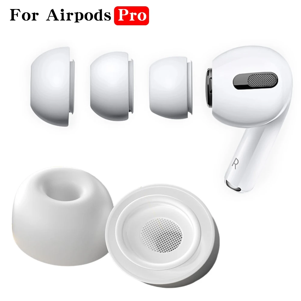 Kopfhörer-Ersatz-Ohrstöpsel-Ohrpolster für Apple AirPods Pro 1. 2. Generation 1 2 Weiche Silikon-Ohrstöpsel Abdeckung Ohrstöpsel XS/S/M/L Größe – Detail 1