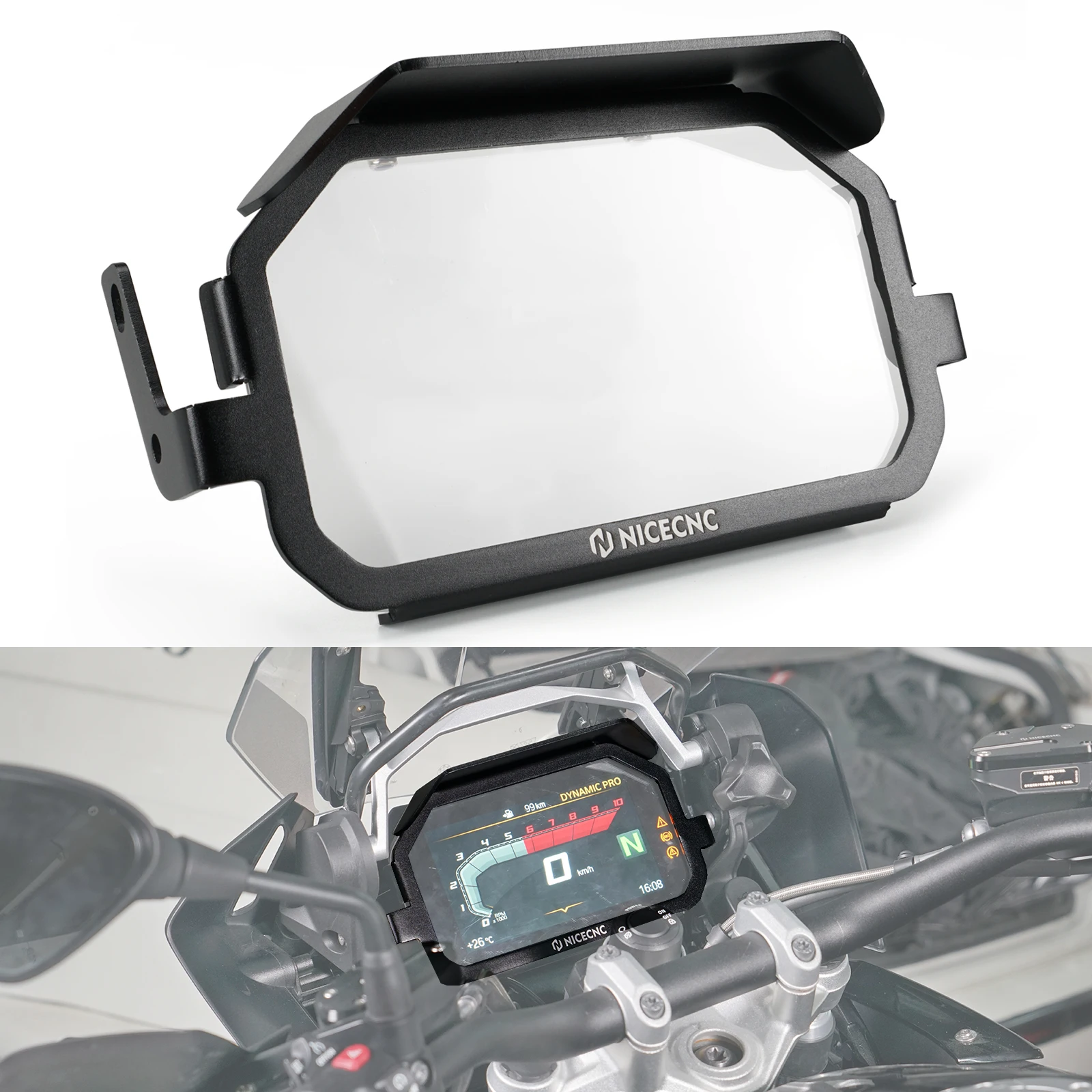 

Для BMW R1200GS Adventure 2013-2018 Защитный козырек для экрана приборной панели Запирающая рамка для BMW R1250GS R1250GSA 2018-2023