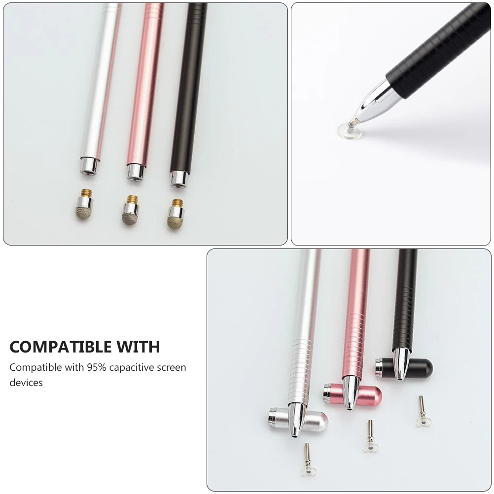 Magnetic Pen 180° Rotating Disc Touch Screen Stylus Smooth Writing Universal Stylus For Capacitive Screens Tablet Accessories