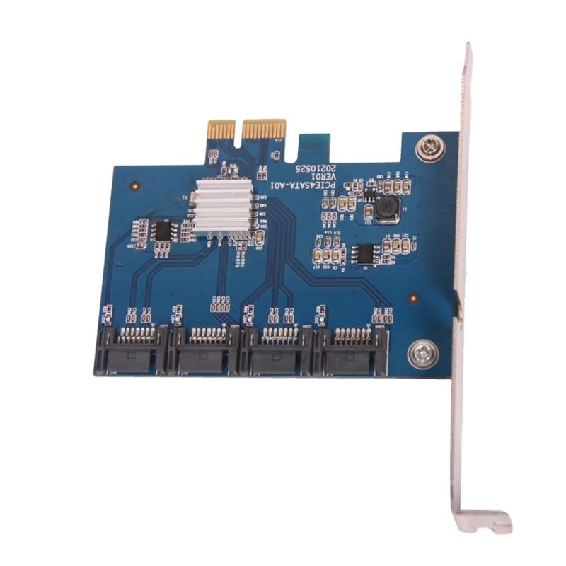 LX0B 4 Ports PCI Controller Internal Expansion Card PCI-E to Adapter