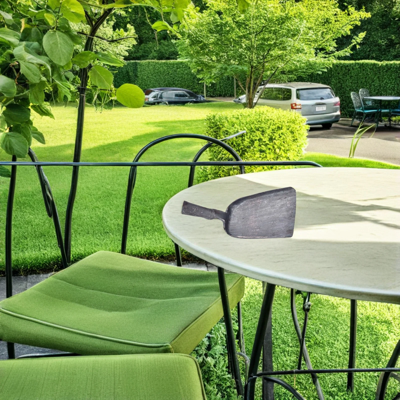 

Steel Coal Shovel Heavy -Piece Molding Fireplace Cleaning Shovel Ash Scoop Bbq Fire Pit Kitchen Supplies