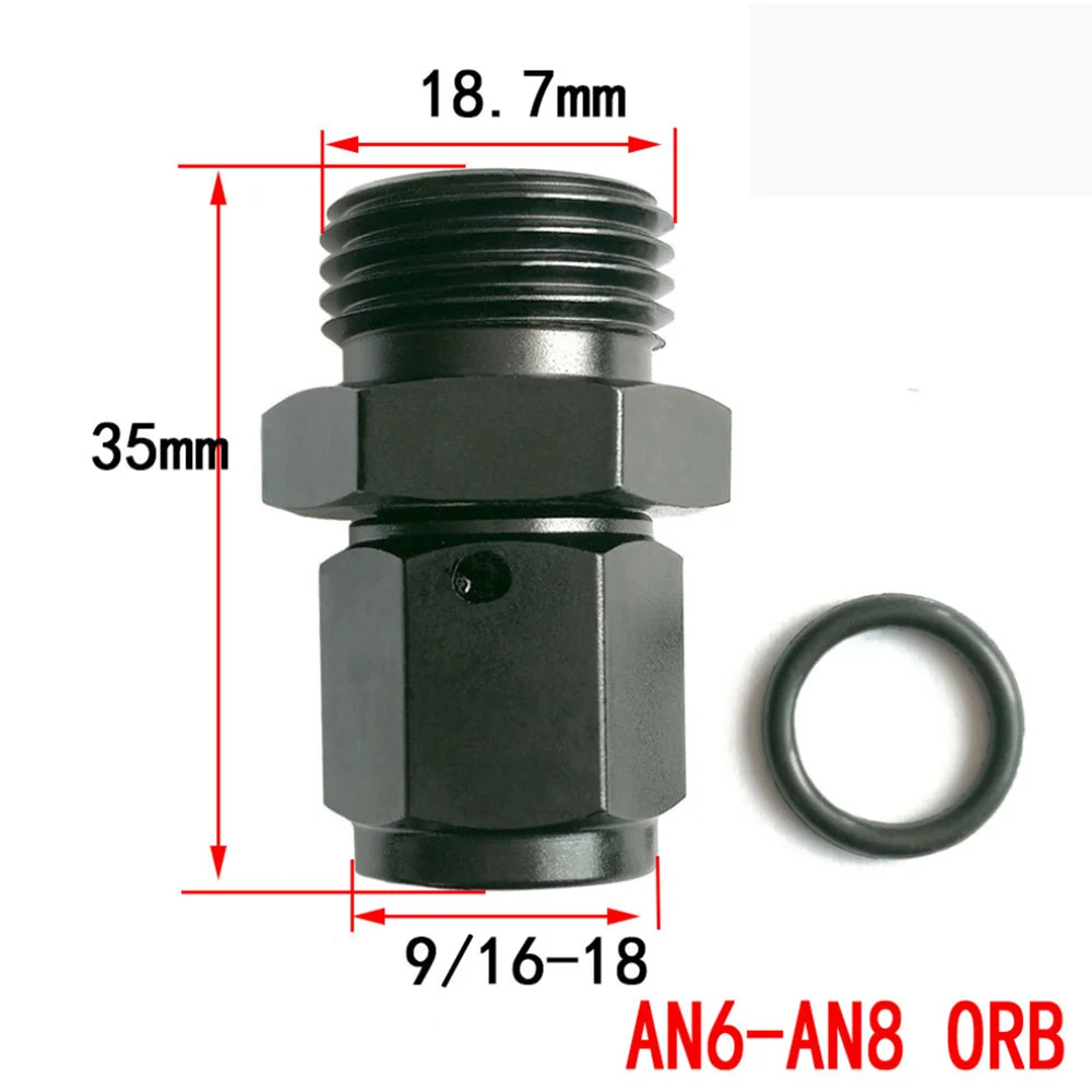 AN6-AN6ORB Automotive Parts Rotary Joint Adapter AN10ORB Automotive Modification Inner Wire Outer Wire Oil Cooling