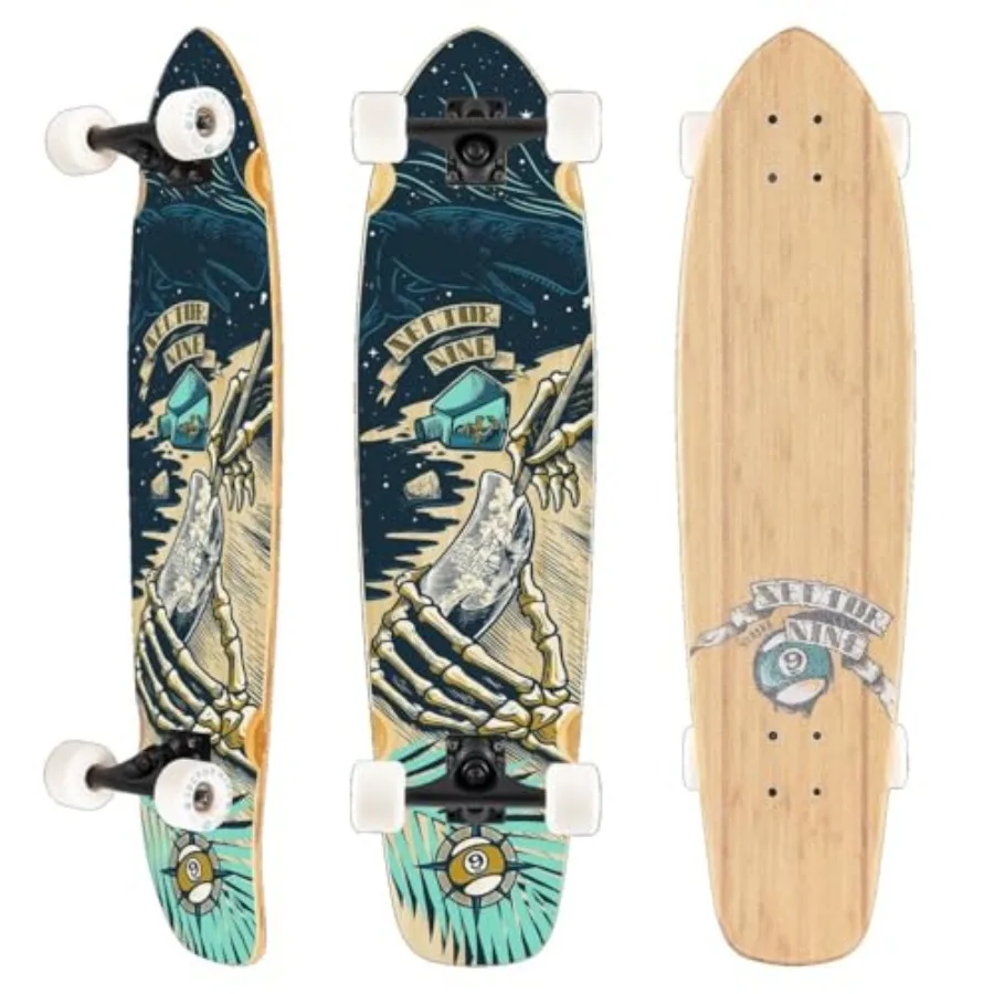 

Скейтборд-лонгборд Strand Castaway Complete, прямые поставки с завода, с прочной декой черного цвета для плавного катания и надежной работы.