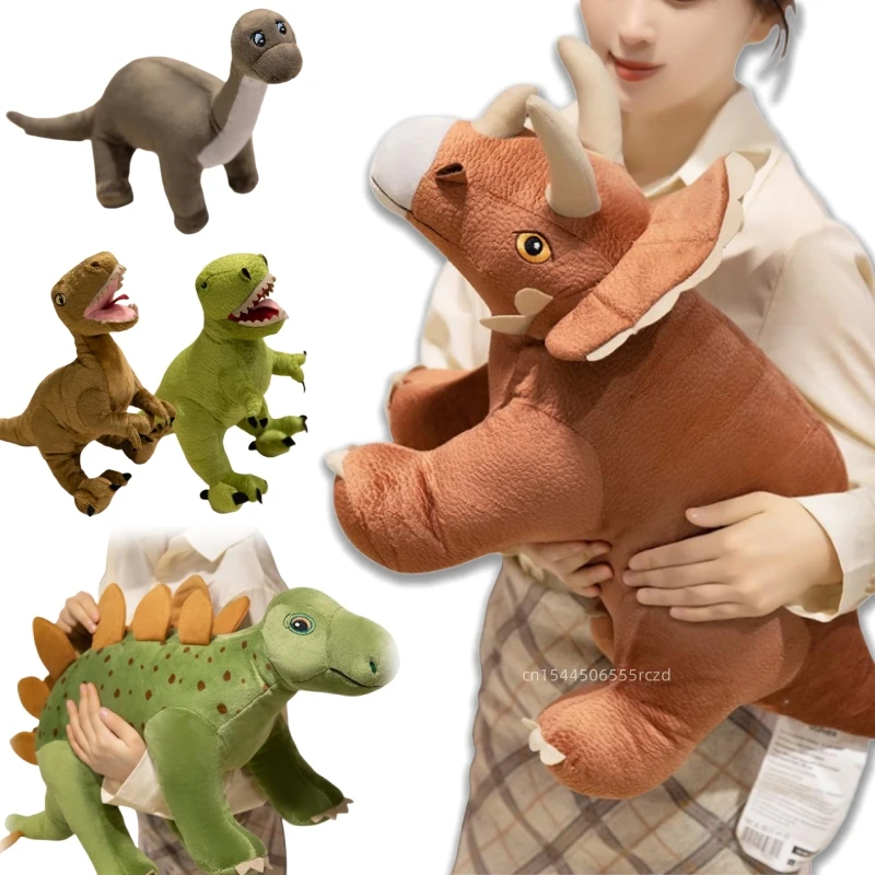 

Имитация гонта динозавра плюшевая кукла подушка крокодил T-Rex аллигатор трицератопс плюшевая игрушка домашний декор подарок для детей