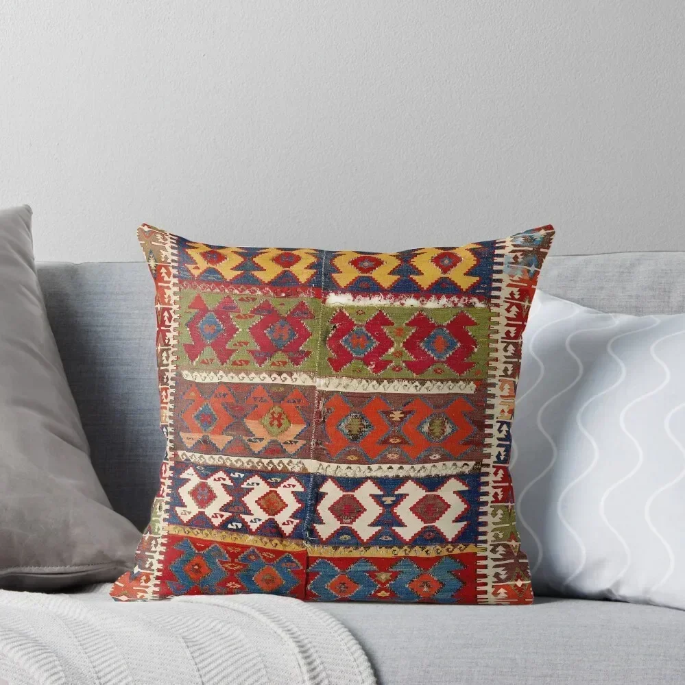 

Mut Taurus Anatolian Kilim Print Throw Pillow Rectangular Cushion Cover Custom Cushion pillow