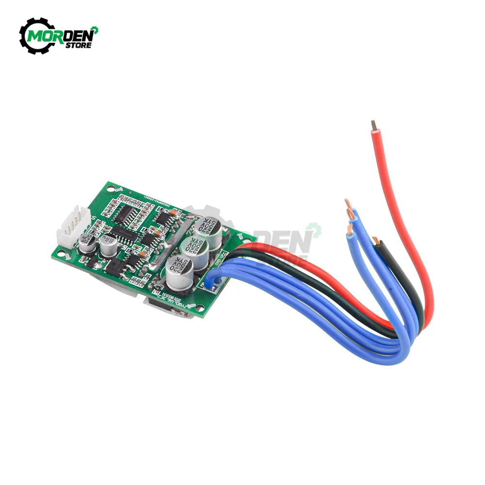 DC 12V-36V 500W High Power Brushless Motor Controller Driving Board Module Without Hall Power Supply Accessories