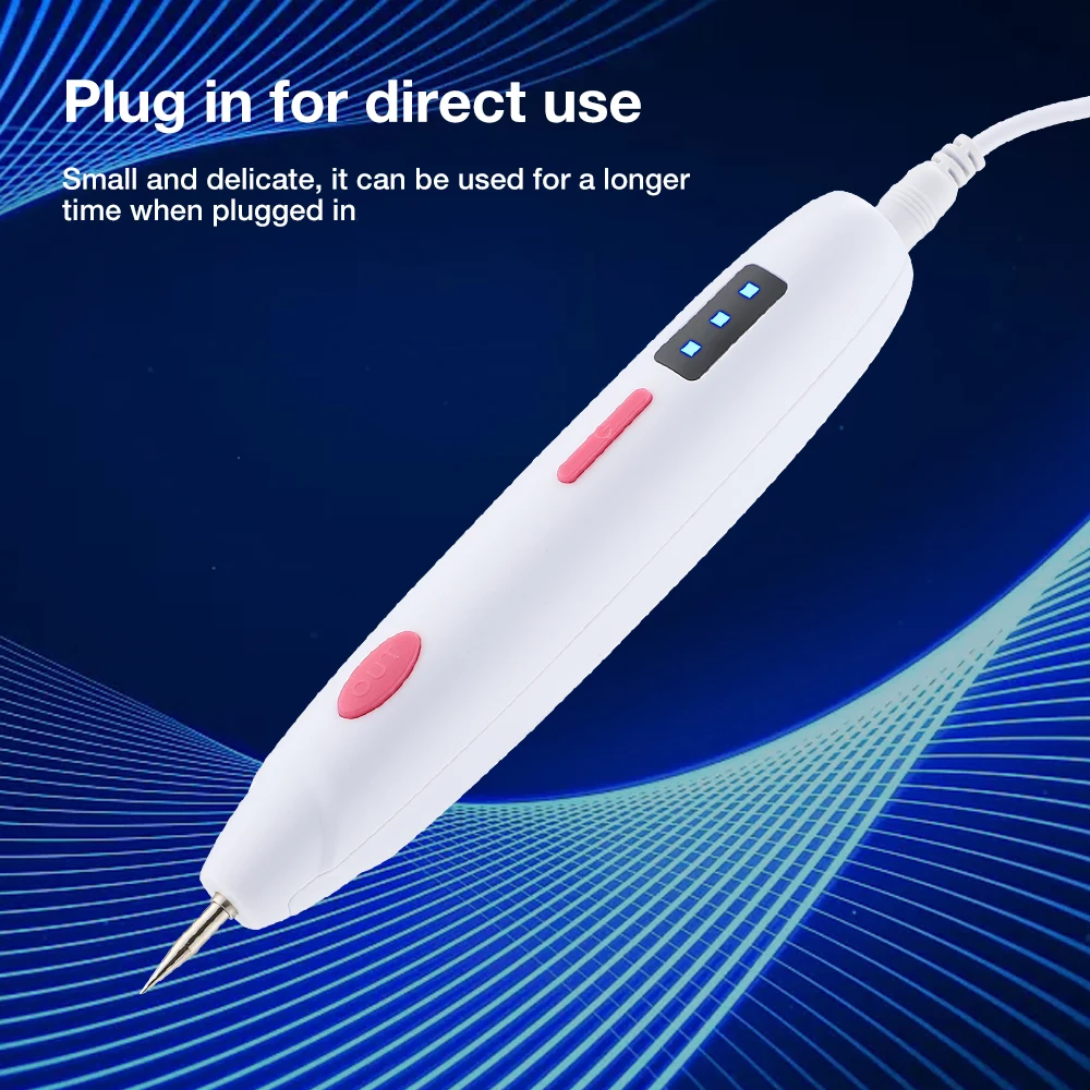 Skin Tag Remover Laser Plasma Pen Black Spots Mole Papilloma Warts Pimples Tattoo Remover Freckle Pen Face Cleaner Skin Care