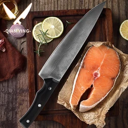 High-grade Damascus steel beef knife,kitchen special multi-functional kitchen knife,sharp high hardness meat knife,kitchen tools