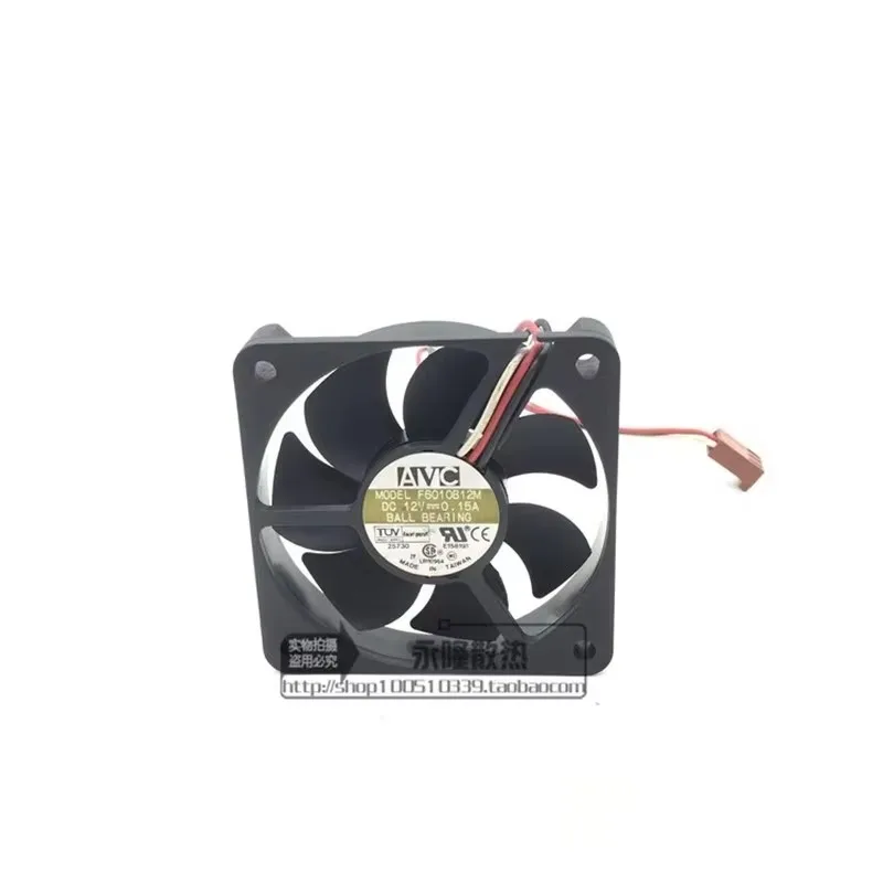 

Оригинальный вентилятор охлаждения F6010B12M 12V 0.15A 6CM 60*60*10MM с двойным шарикоподшипником для корпуса процессора