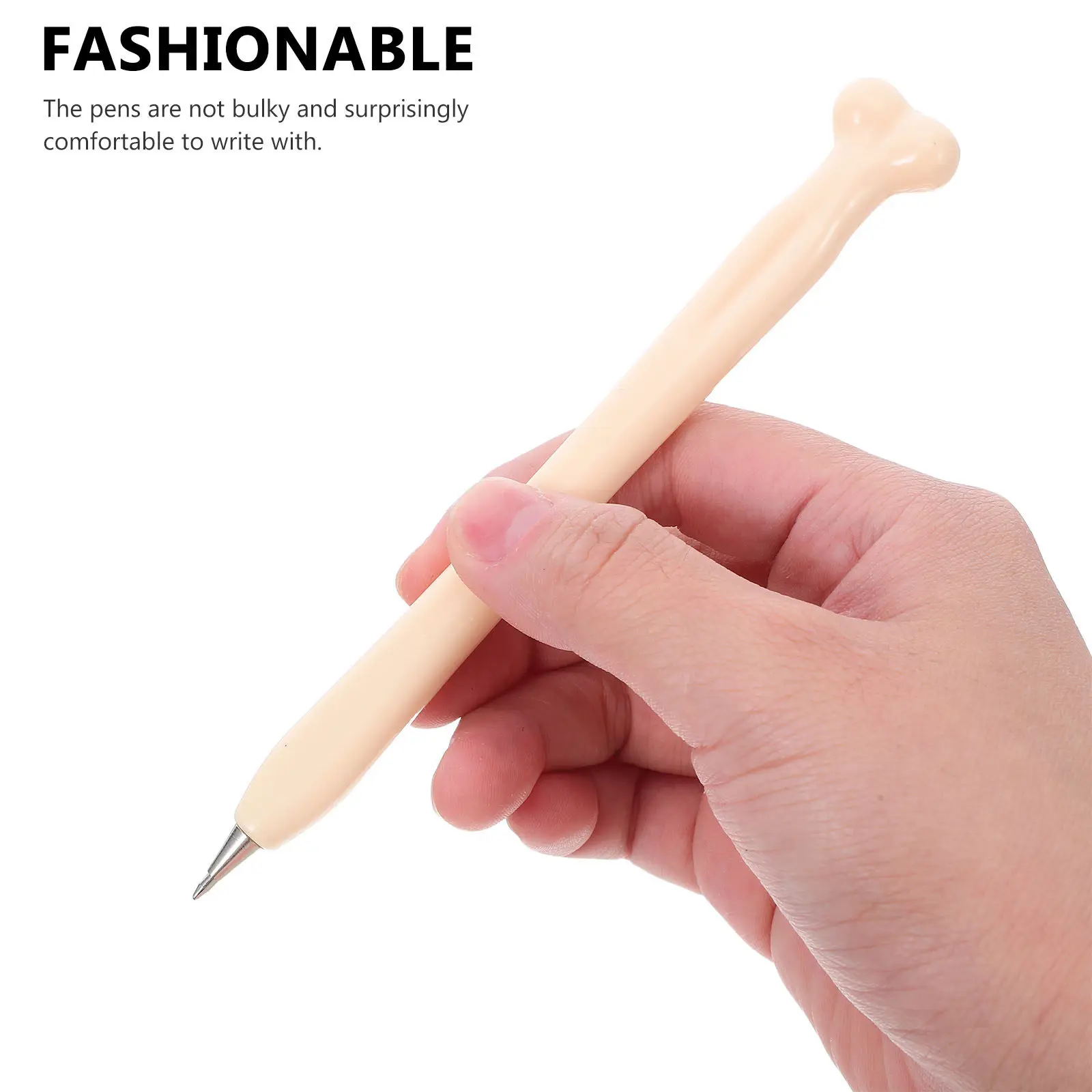 

20 шт. шариковых ручек в форме кости, 147 мм, пластиковые, необычные канцелярские принадлежности для врачей, медсестер, студентов, с синими чернилами, креативный подарок