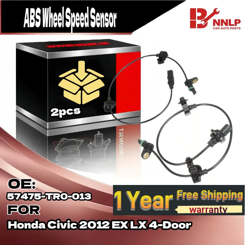 

Для 2 шт. датчик скорости заднего левого и правого колеса ABS для Honda Civic 2012 EX LX 4-дверный 57475-TR0-013