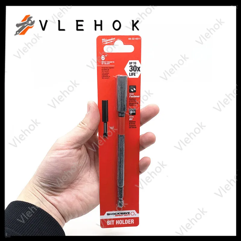 

48-32-4511 ШОКВАВАН ™ 6-дюймовый ударопрочный магнитный держатель бит, масштабируемые насадки для электроинструментов