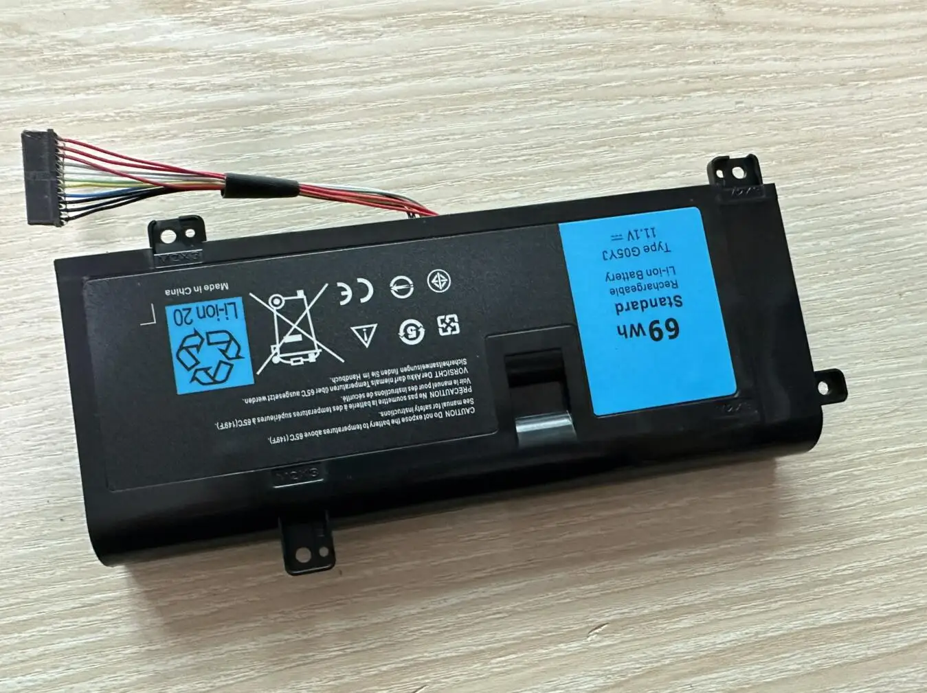 Imagem -05 - Bateria do Portátil para Dell Alienware 14 A14 M14x r3 Série r4 P39g 14d1528 Go5yj Y3pn0 8x70t 11.1v 69wh G05yj Novo