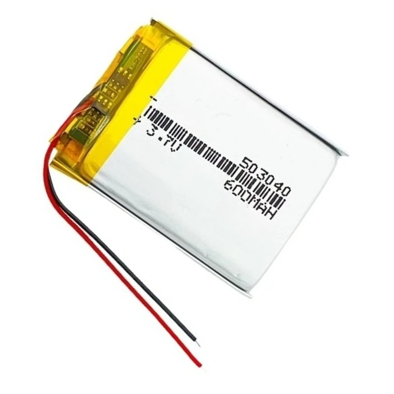 Obrázek 5: 3.7V 600mah 503040 polymerní llithium baterie