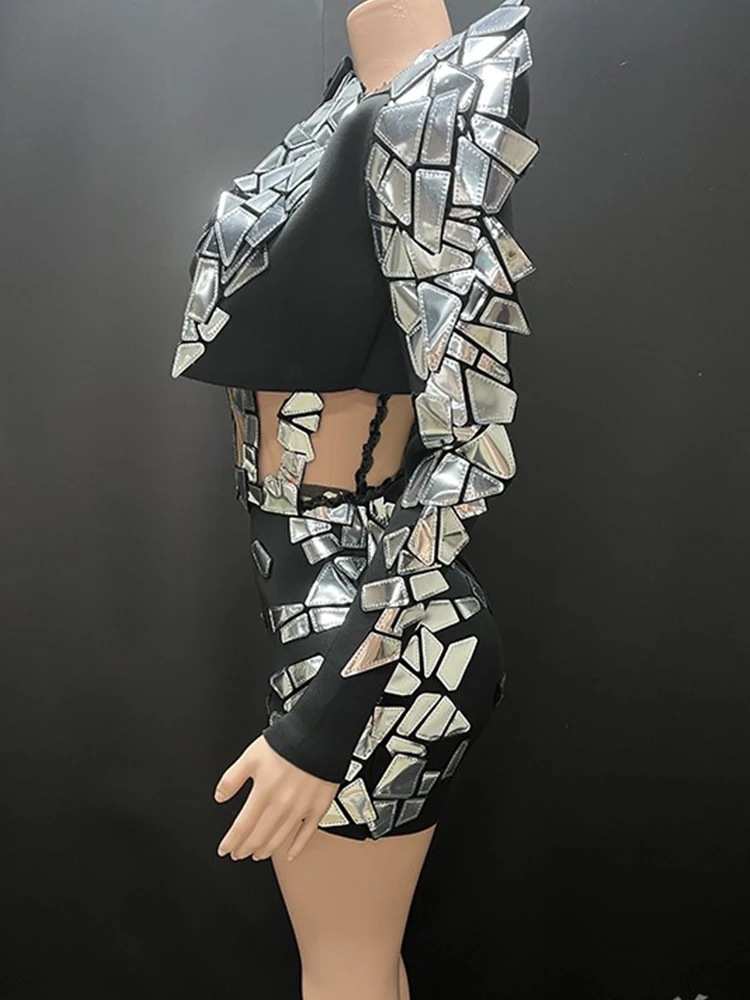 Hochwertiges Pailletten-Anzugoberteil + sexy trägerloser und hüftumarmender Rock 2024, neue modische, maßgeschneiderte Damenbekleidung