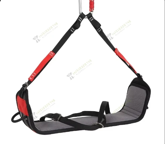 New aluminum and nylon suspension seat used with harness for work at height