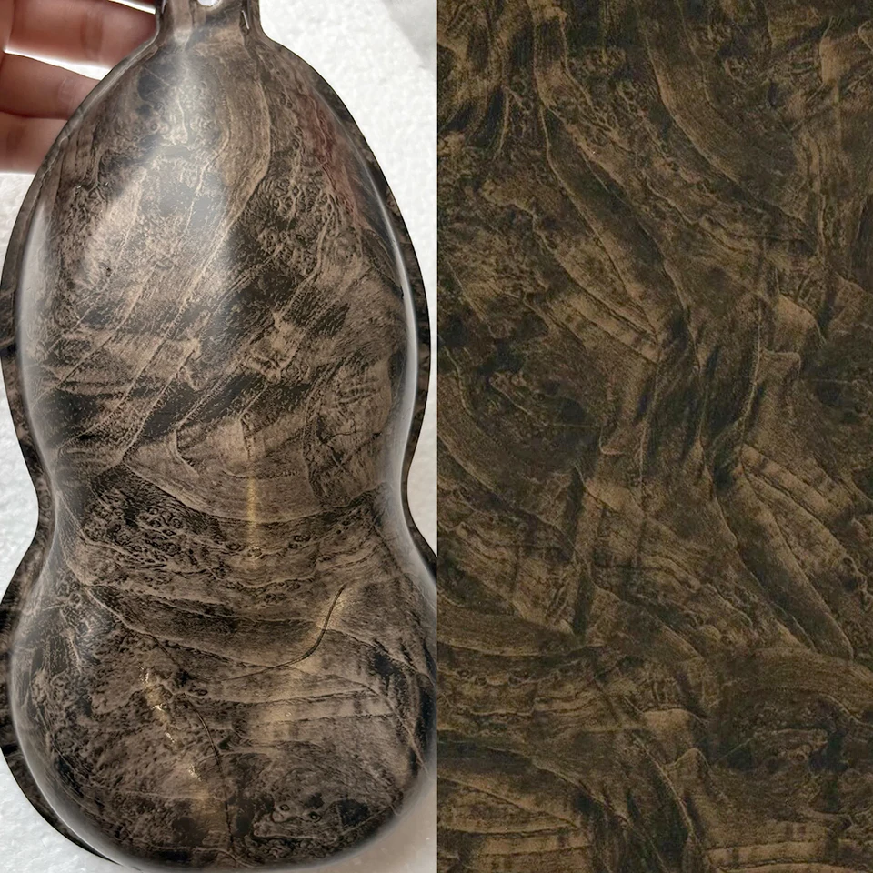 PVA Wood Grain Water Transfer Printing Film 0.5x2m, Retro French Wood Pattern Hydro Dip Film for Car Interior, Curved Surface104