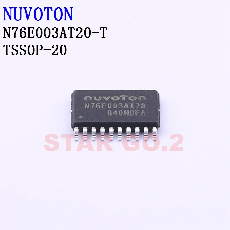 10PCSx MS51FB9AE-T N76E885AT20 N79E8132AS16 N76E003AT20-T MS51XB9AE NUVOTON Microcontroller