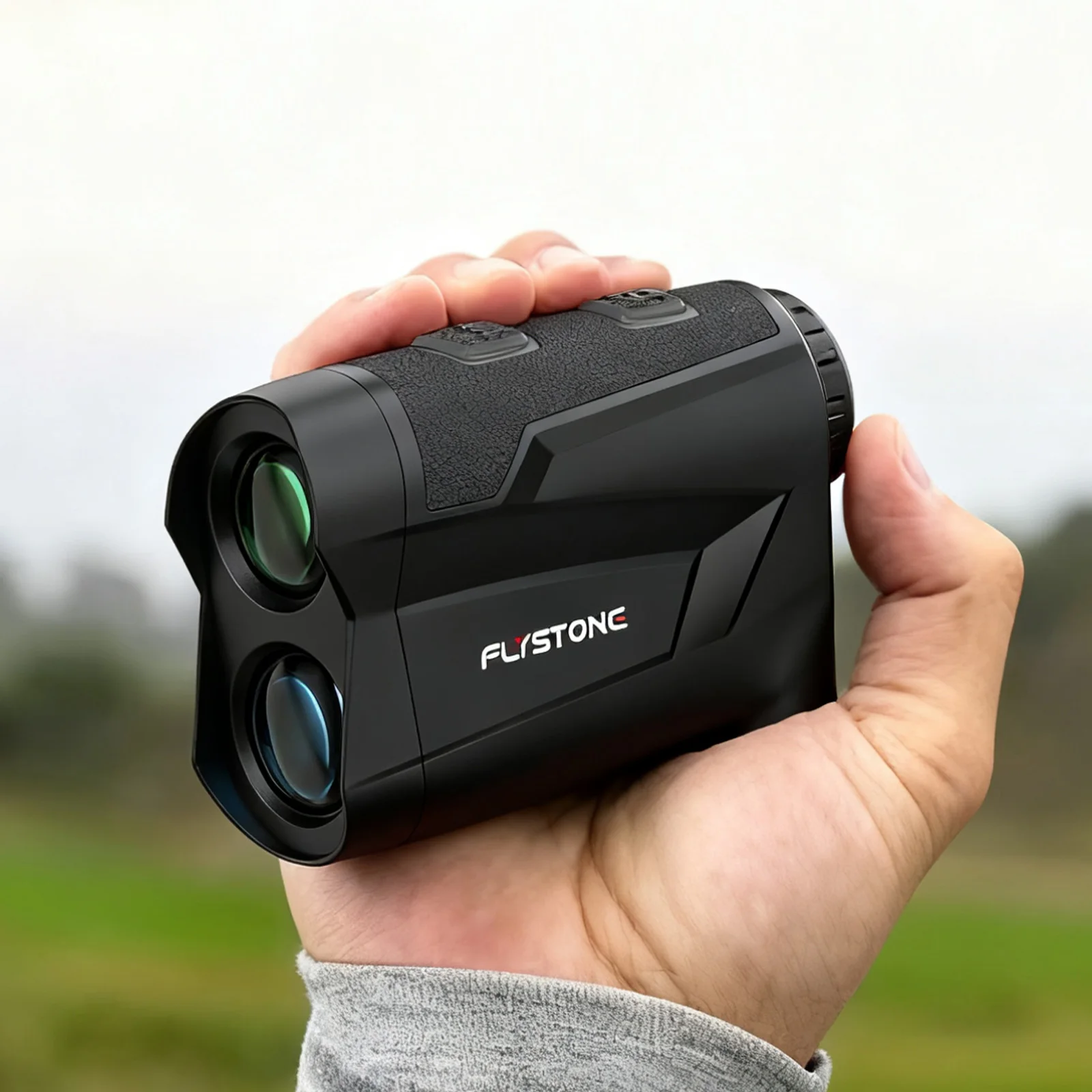 

FlyStone Hunting Laser Rangefinder 1000m/1300m Golf Range Finder Outdoor Telescope Flag Lock Slope for Golfing