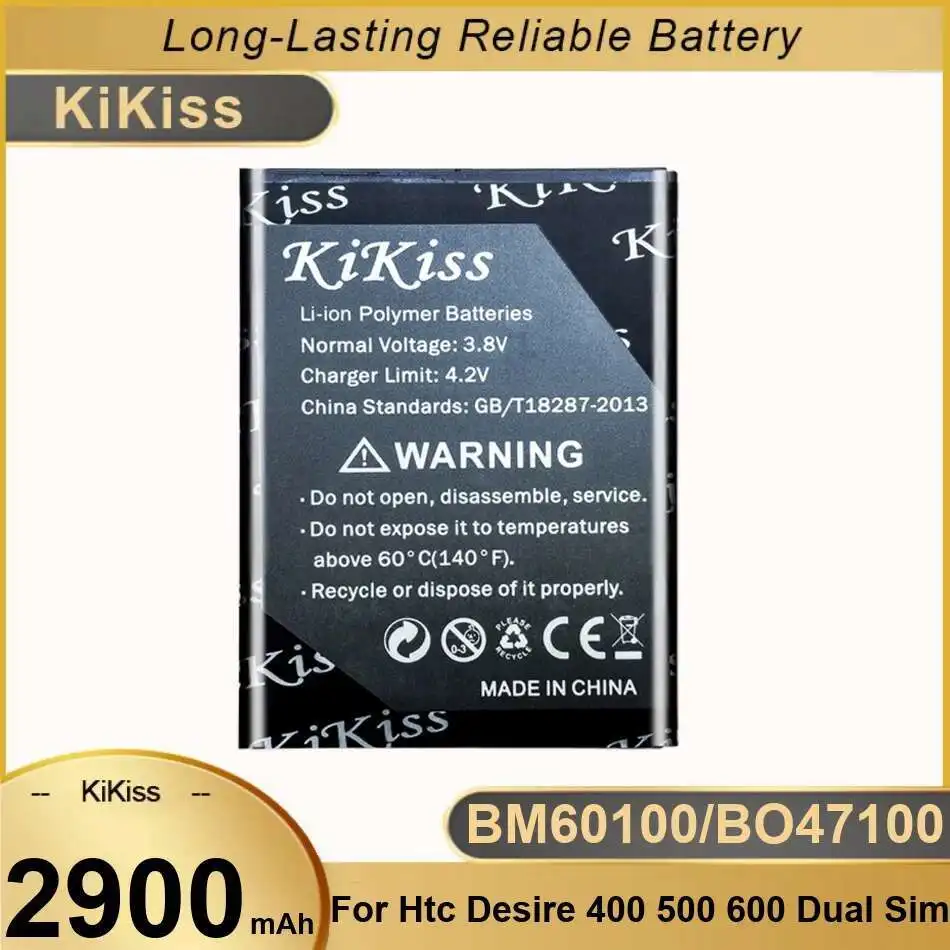 Аккумулятор BM60100 BO47100 2900 мАч для Htc Desire 400 500 600 Dual Sim 609d 5088 5060 C525c C525E T528 606 Вт One SC ST SU SV
