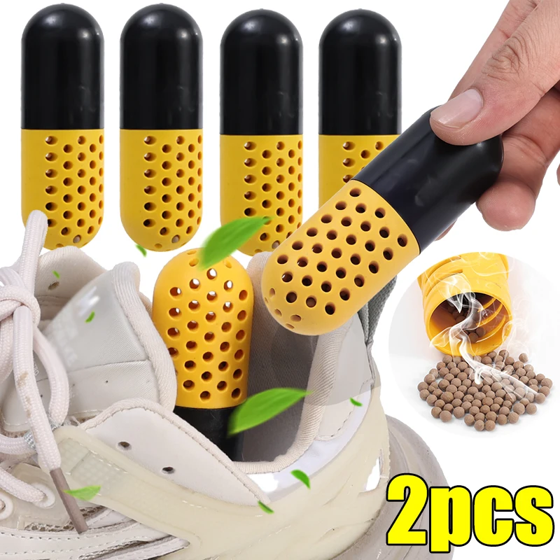 Shoes Deodorizer Capsules Shoe Closet Smell Absorber Capsule Smell Eliminator Deodorant Dehumidifier Portable Shoe Freshener