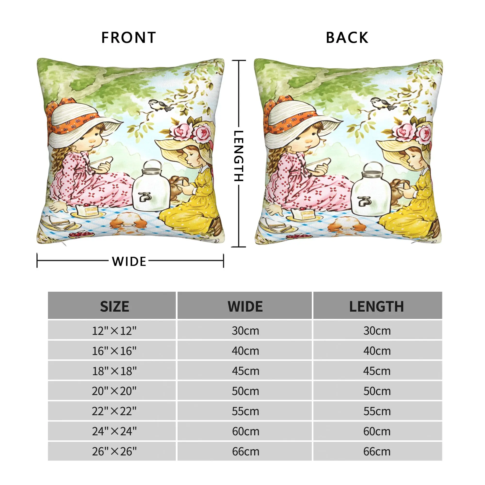 Pillow Cover Art Sarah Kay Swing Girl  Kawaii Pillow Case For Chair Sofa Home Decor Pillowcases
