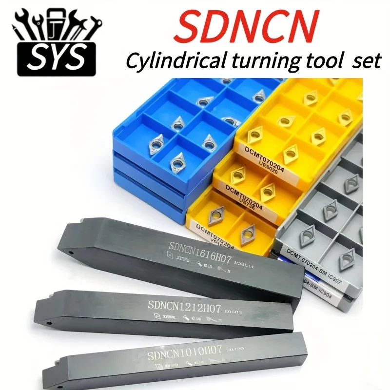 SYS SDNCN1010H07 SDNCN1212H07 SDNCN161H07 SDNCN2020K07 External Vehicle Tool Holder.dcmt070204 Hard Alloy Inserted CNC Lathe Too