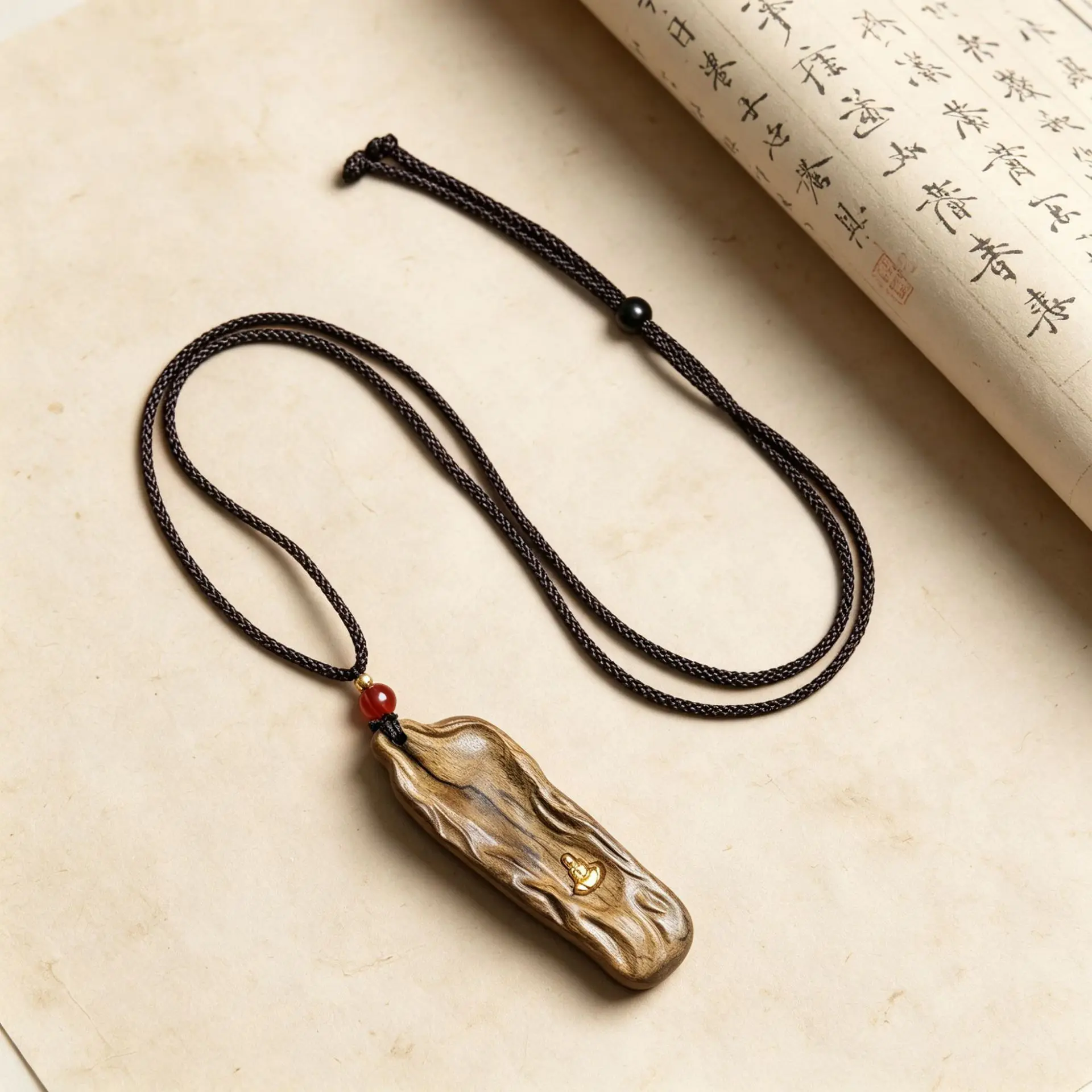Agarwood pendant no matter brand engraving five faceless Buddha inlay welfare Wenwan imitation agarwood pendant