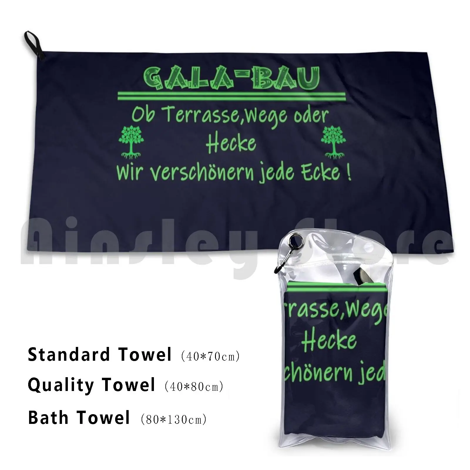 Gala Construction Landscape Gardener , Gala Building , Gardener , Fun Custom Towel Bath Towel Gala