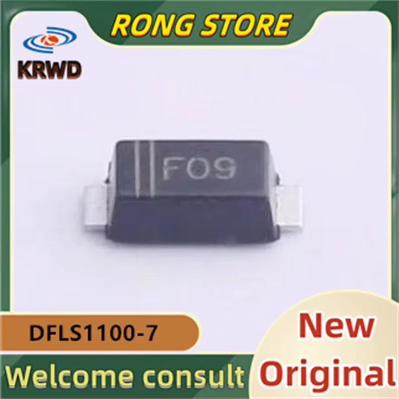 (50 PCS/100 PCS) F09 FO9 FD9 Novo e Original Chip IC DFLS1100-7 DFLS1100 SOT-123