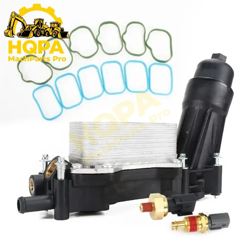 

5184294AE 68105583AF Фильтр радиатора моторного масла с адаптером корпуса Датчики для Chrysler Dodge Journey Jeep Ram 3.6L