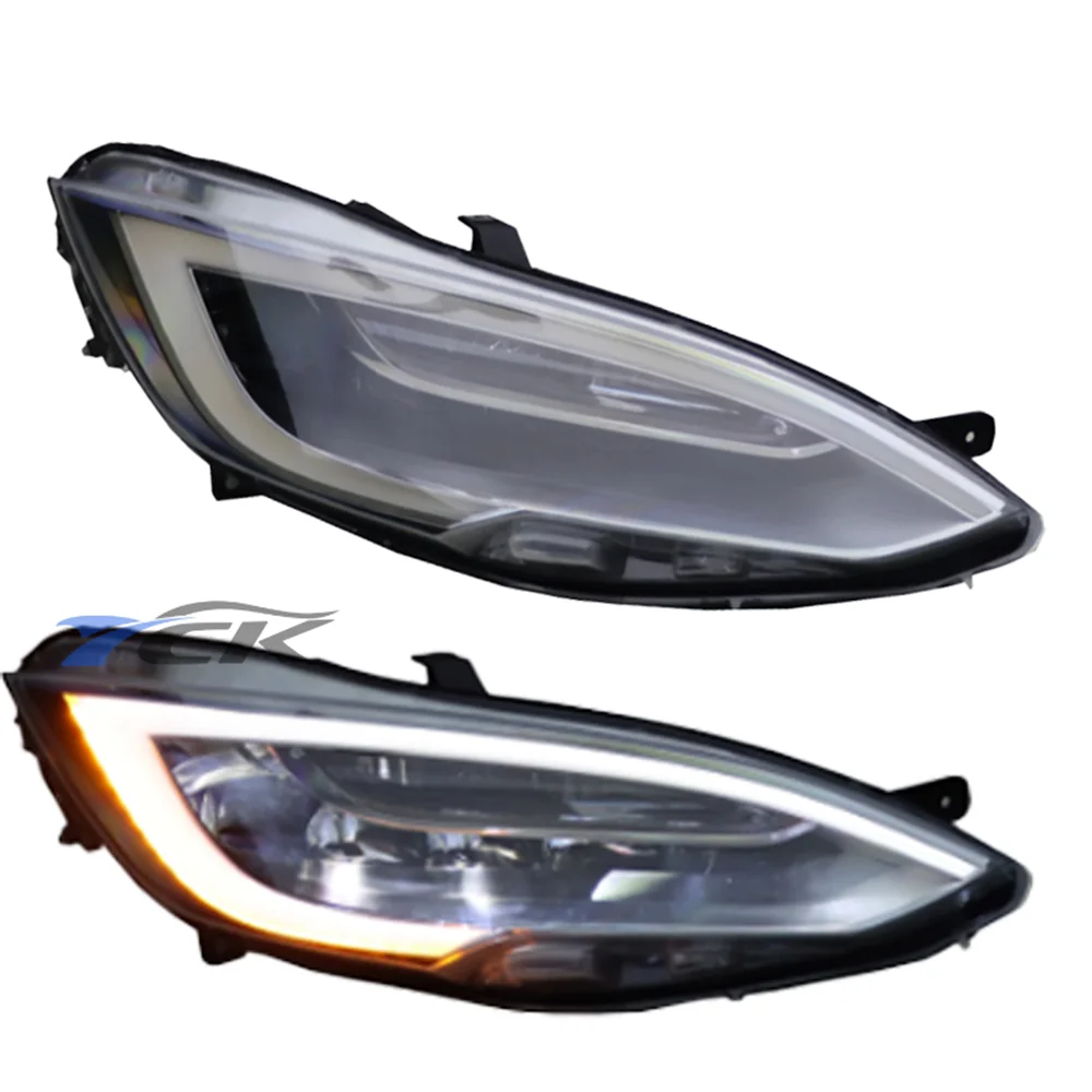 

2PC Car Lights for 2014-2022 Tesla Model S Automotive Headlight Assemblies car accessories Supplies Head Lamp original Upgrade