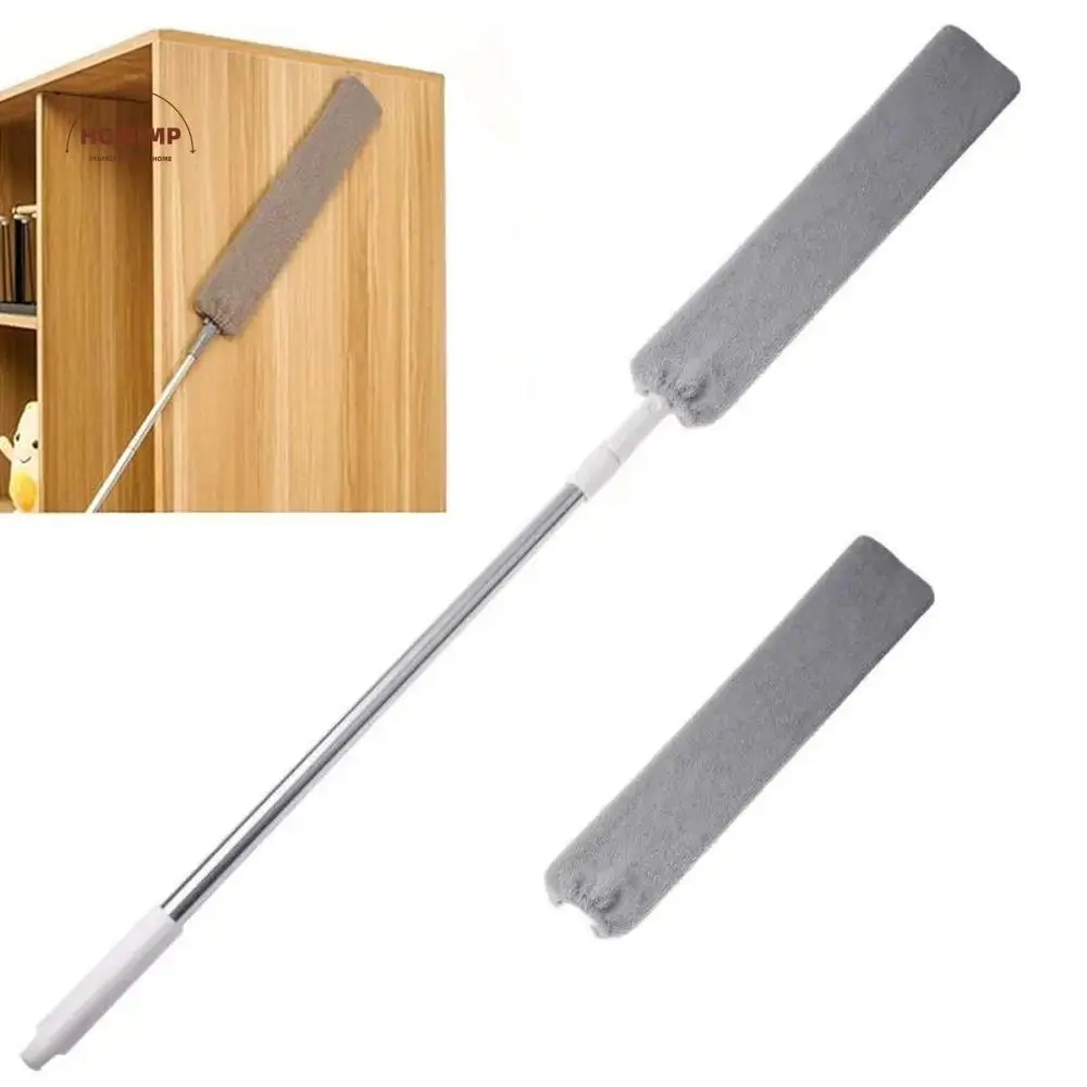 

Retractable Long Handle Cleaning Mop Microfiber Head Washable Furniture Crevice Brush Adjustable Flexible Window Duster Scrubber