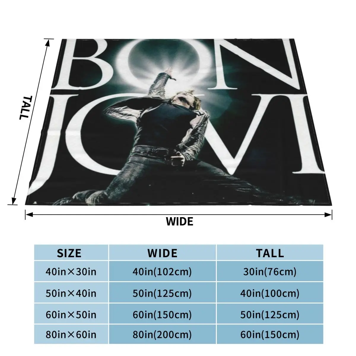THE BON REAL JOVI TOUR PAGUYUBAN An Ultra-Soft Micro Fleece Blanket