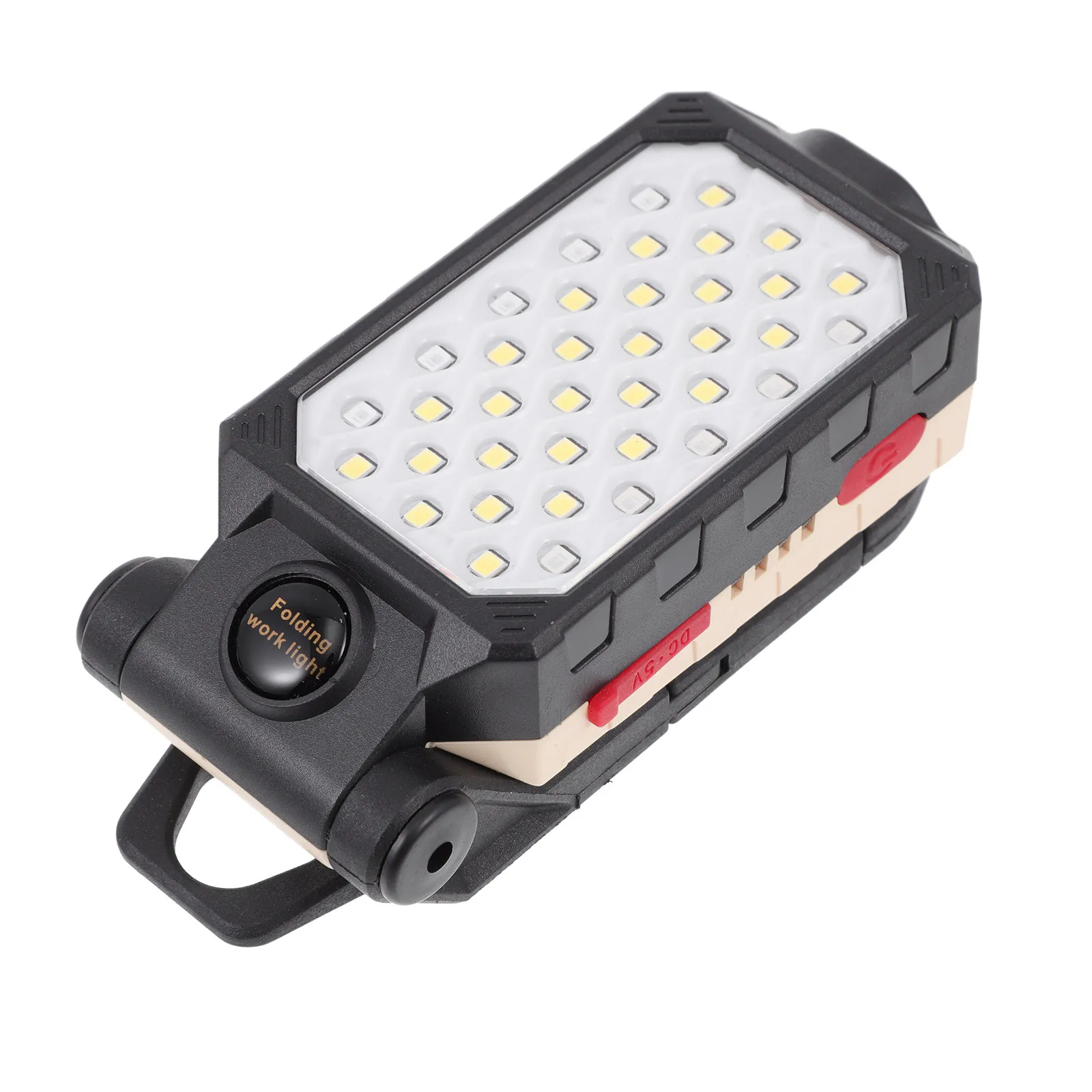 1 set Usb Charging Work Light Rechargeable Led Outdoor Camping Lamp Foldable Design Magnet Hook For Car Repair Emergency Tent