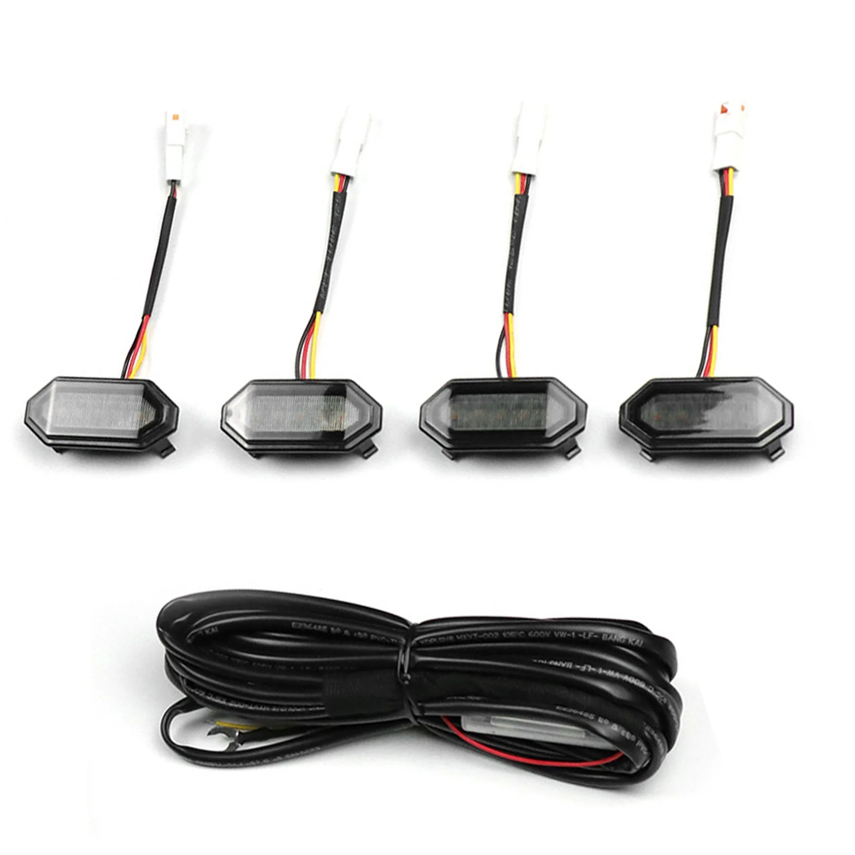 مصابيح أمامية ليد لسوزوكي جيمني ، ضوء كهرماني أبيض ، مصابيح خارجية ، JB64 ، JB74 ، من من من من من الخارج ، من من من الخارج ، إلى الخارج