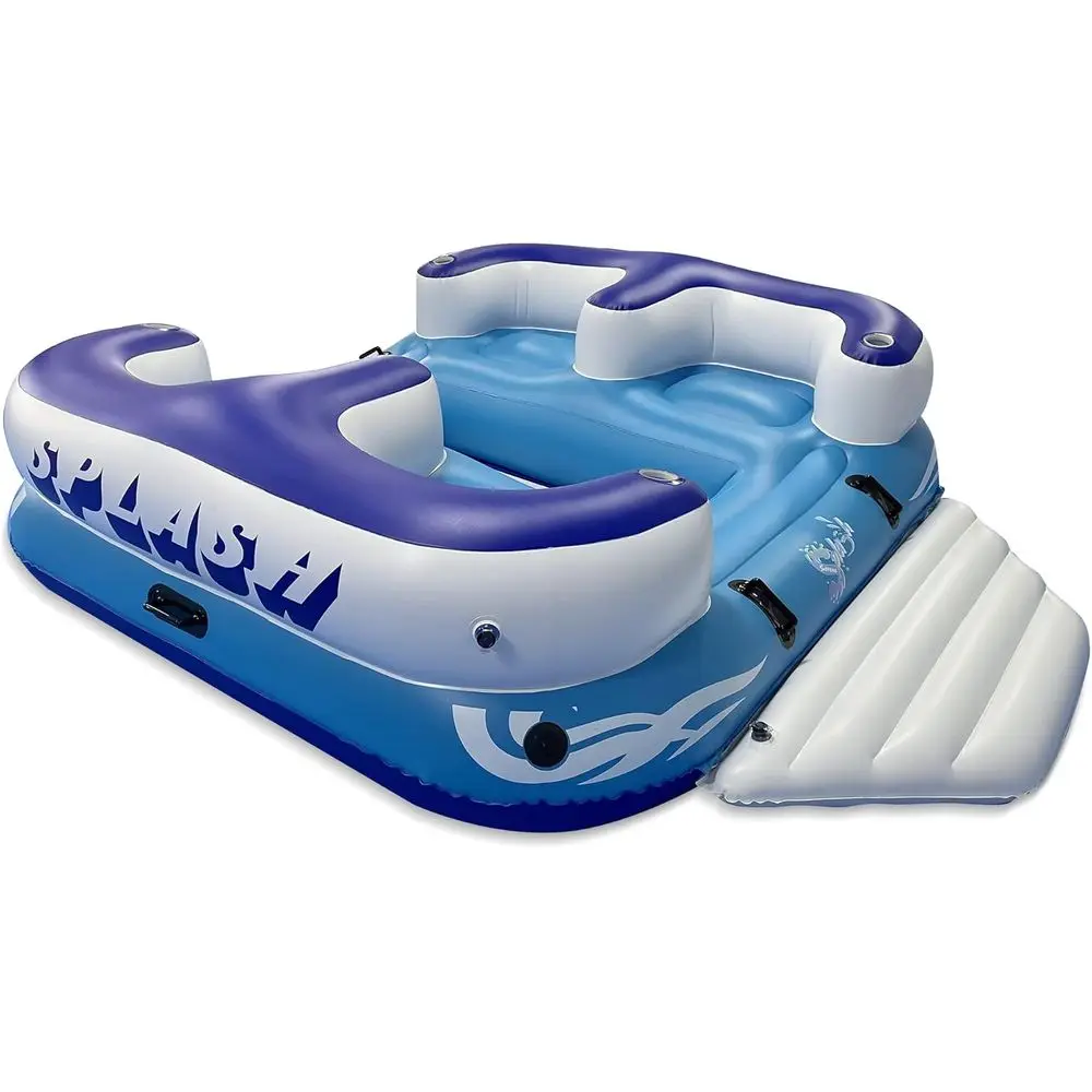 

Буксирная трубка Iatable для катания на лодках, вместимость 2 сиденья для палубы и спинки, трубка для водного спорта 450 фунтов, прочный нейлоновый чехол, M